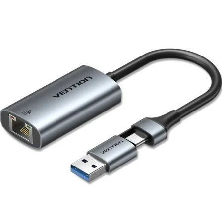 Vention Adaptador USB Tipo C a RJ45 Ethernet Gigabit 1000Mbps CFQHB Vention Adaptador USB Tipo C a RJ45 Ethernet Gigabit 1000Mbps CFQHB